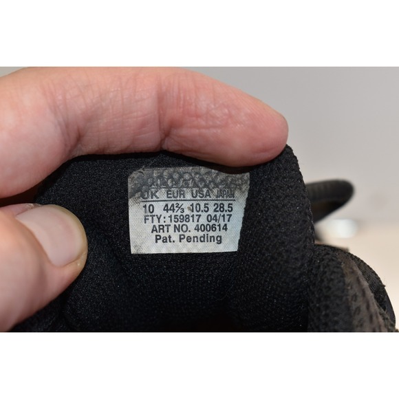 Salomon Mens Pathfinder Hiking Shoes Black Size 10.5 Camping Trail Waterproof - Picture 5 of 6